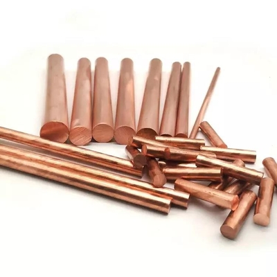 o diâmetro 99,9% Rod de cobre puro C1100 de 8mm em volta do delicado da forma recozeu