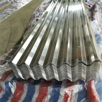 200 g/m2 revestimento de zinco chapa de aço galvanizado chapa SGCC chapa de metal ondulada