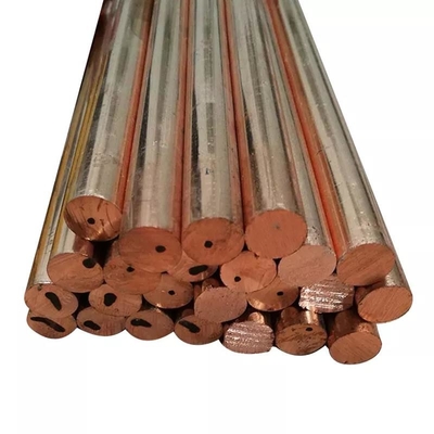 C10200 180mm Rod Full Hard de cobre 200mm puro ISO9001 JIS ASTM