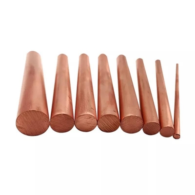 o diâmetro 99,9% Rod de cobre puro C1100 de 8mm em volta do delicado da forma recozeu