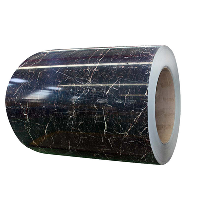 PPGI revestiu a largura 600mm-1250mmm da bobina Prepainted a bobina de aço galvanizada para a construção