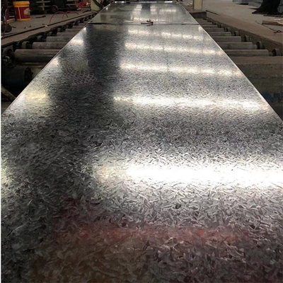 Chapa grossa de aço galvanizado laminada a frio por imersão a quente 4,0 mm T5 1250 mm
