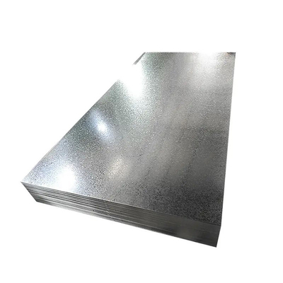 Chapa de aço galvanizado por imersão a quente SPCC 0,55 mm revestida de zinco laminada a frio
