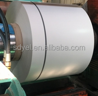 o código de cor branco 9016 do ppgi prepainted o ppgl de aço galvanizado da bobina 0.4mm nas bobinas que de aço a cor revestiu PPGI de aço