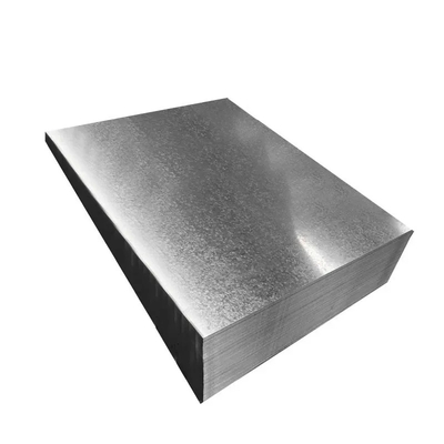 2 mm DX51D Placa plana galvanizada Largura personalizável