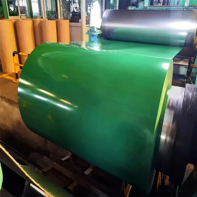 Galvanizado por imersão a quente em folha de aço pré-pintada, bobina revestida de zinco de 1250 mm