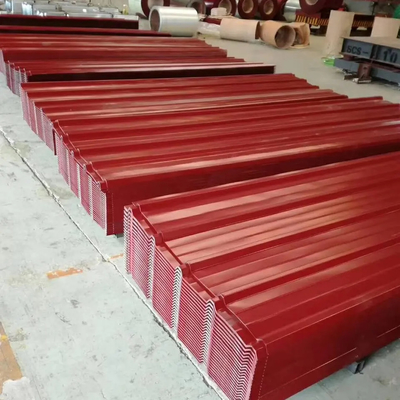 Ppgi vermelho pre-pintado galvanizado bobina de aço 0,4 mm Ppgl revestido de cor