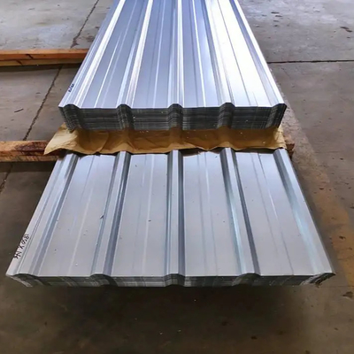 Folha PPGI Plata Azul Folha de telhado galvanizada corrugada Z275