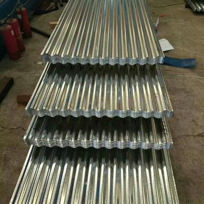 Folha de aço galvanizado SGCC DX51D folha de telhado corrugado