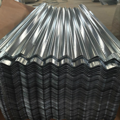 Folha de aço galvanizado SGCC DX51D folha de telhado corrugado