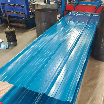 JIS G3302 RAL Chapa de aço galvanizado corrugado pré-pintada de 0,5 mm
